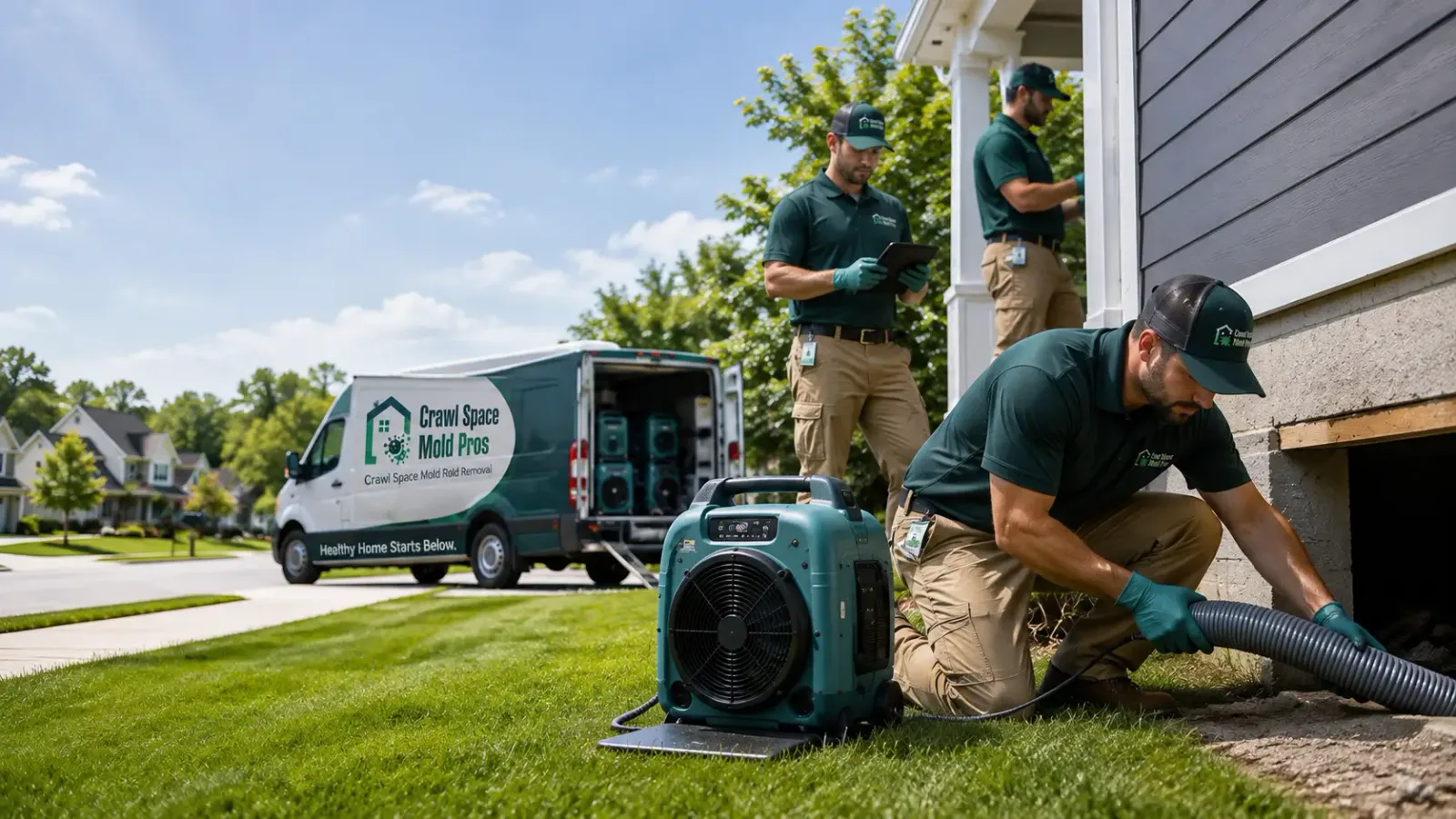 Crawl Space Mold Removal in Derry, NH